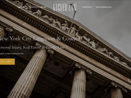 Kucher Law Branding, Creative Direction, Web Design, & Internet Marketing